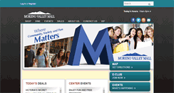Desktop Screenshot of morenovalleymall.com